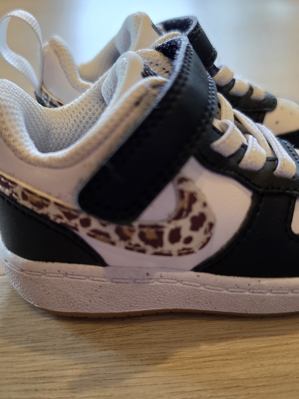 Nike Court Borough Low 2 Toddler Sneakers - Leopard Print - Size 3C